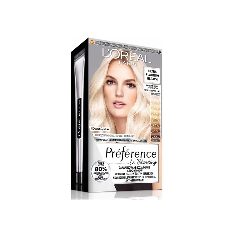 L'oreal Preference Farba do włosów Ultra Platinum Bleach