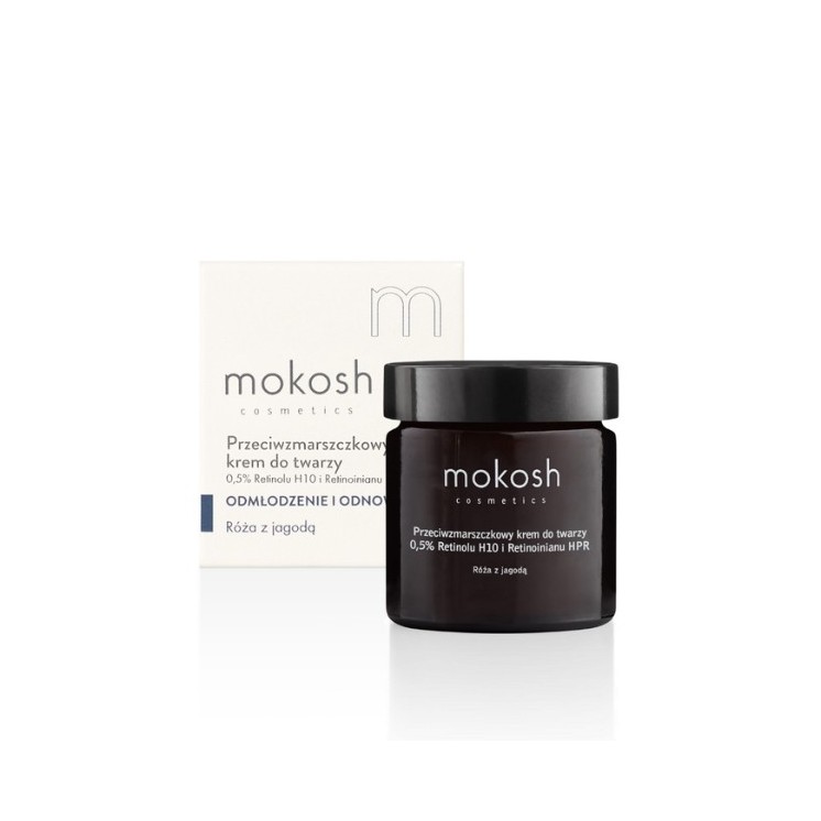MokoshКрем для обличчя 5 % Retinol H10 і Retinoate HPR Rose 60 мл