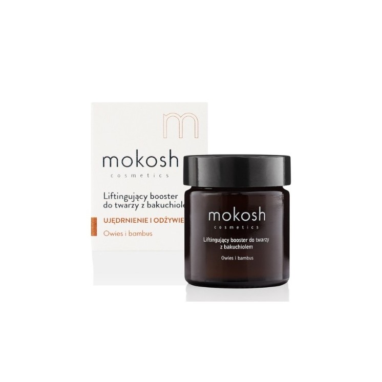 Mokosh liftingujący Booster do twarzy Bakuchiol Owies i Bambus 30 ml
