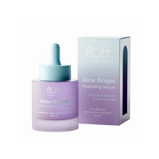 Fluff Dew Drops verschönerndes Serum mit Amethyst und Niacinamid 30 ml Fluff Dew Drops verschönerndes Serum mit Amethyst und Niacinamid 30 ml