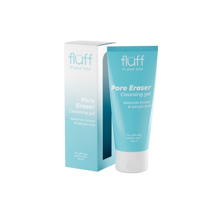 Fluff Żel do mycia twarzy z ekstraktem z malachitu i kwasem salicylowym 100 ml