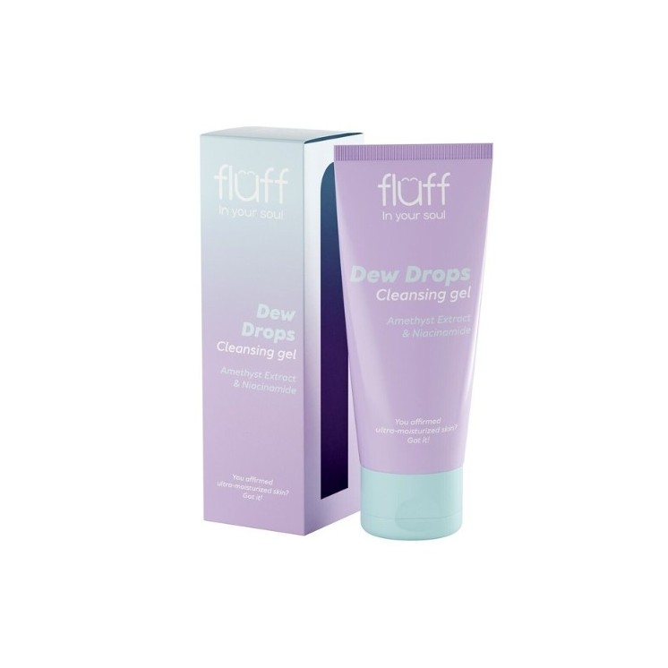 Fluff Dew Drops Żel do mycia twarzy z ametystem i niacynamidem 100 ml