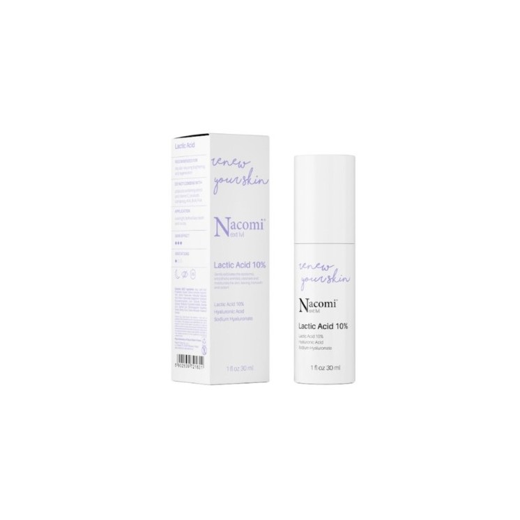 Nacomi Next Level Serum do twarzy z 10% Kwasem mlekowym 30ml