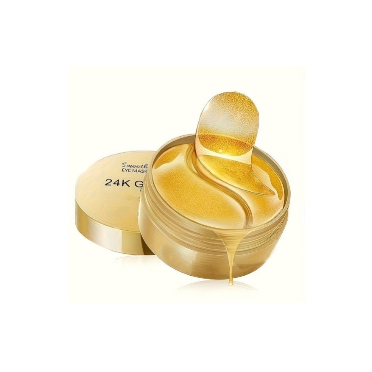 Патчі під очі Seomou живильні, золоті 60 шт