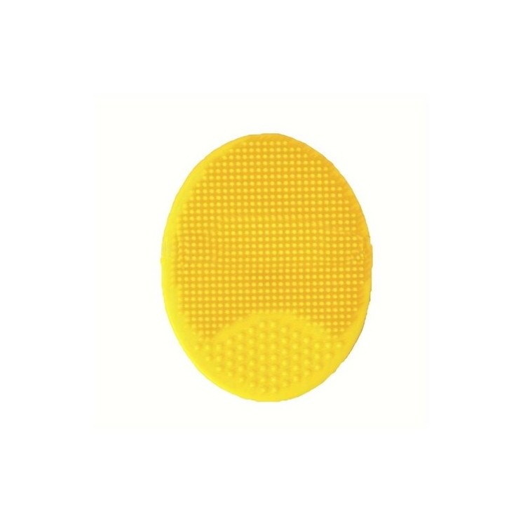 Силіконова подушечка для очищення обличчя Yellow 1 шт