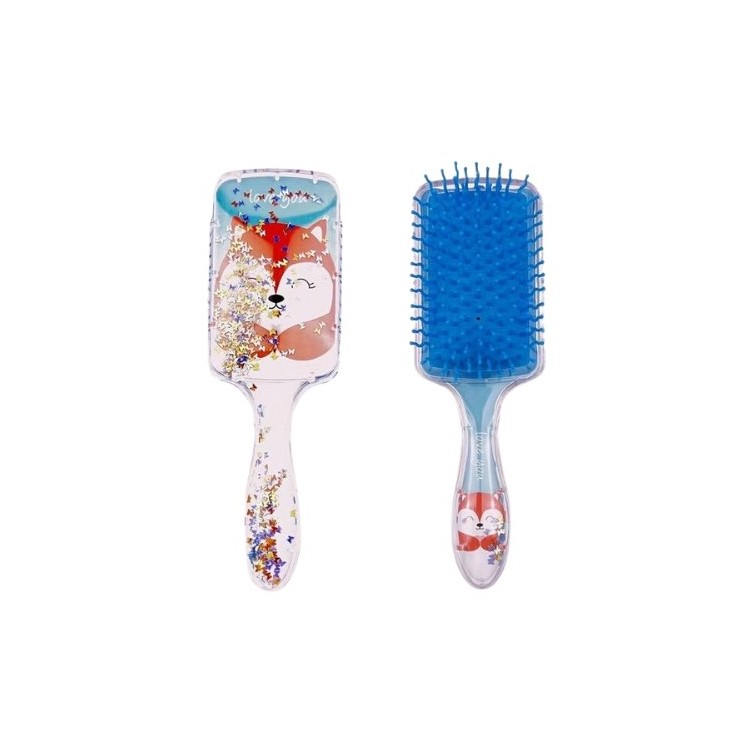 Kwadratowa Szczotka do włosów Fox Blue 1 sztuka