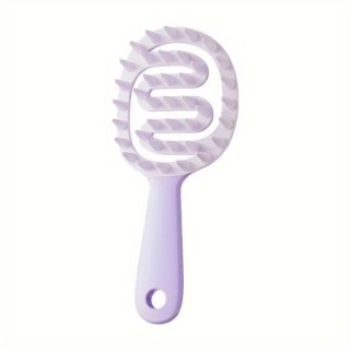 2in1 Bürste zum Waschen der Haare und zur Kopfhautmassage Purple 1 Stück