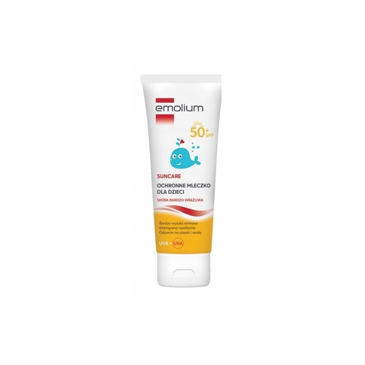 Emolium Suncare ochronne Mleczko dla dzieci SPF50+ 125 ml