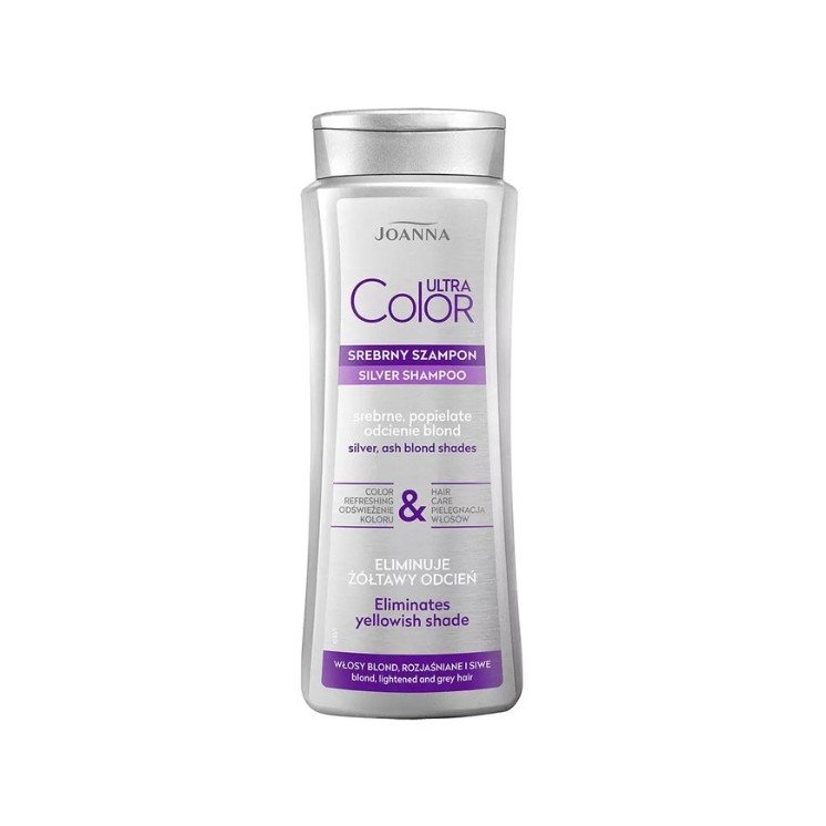 Joanna Ultra Color Szampon do włosów srebrne odcienie blond 400 ml