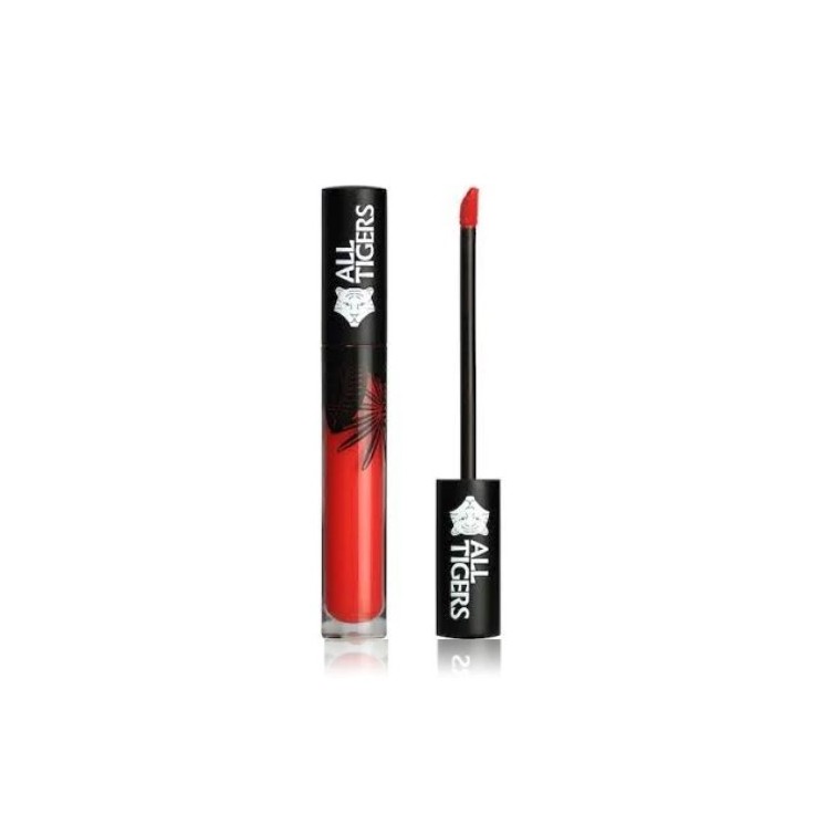 All Tigers Natural & Vegan Szminka w płynie /784/ Lead The Game 8 ml