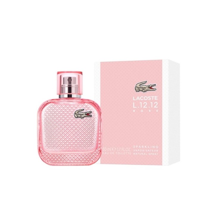 Lacoste Eau de Toilette for Women L.12.12 Rose Sparkling 50 ml