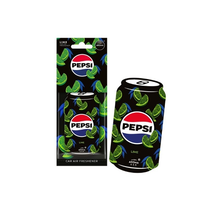 Aroma Car Pepsi Cellulose Zawieszka zapachowa do samochodu Lime 1 sztuka