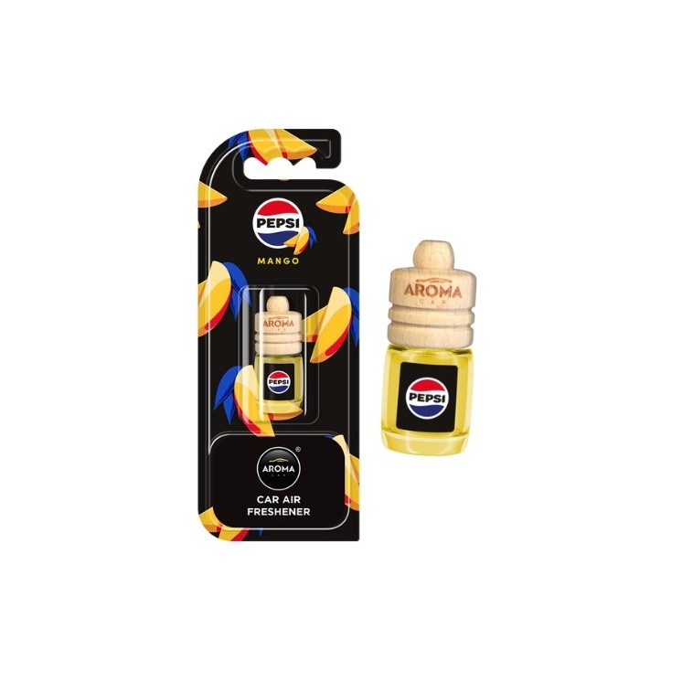 Aroma Car Pepsi Wood Mini Zawieszka zapachowa do samochodu Mango 4,5 ml