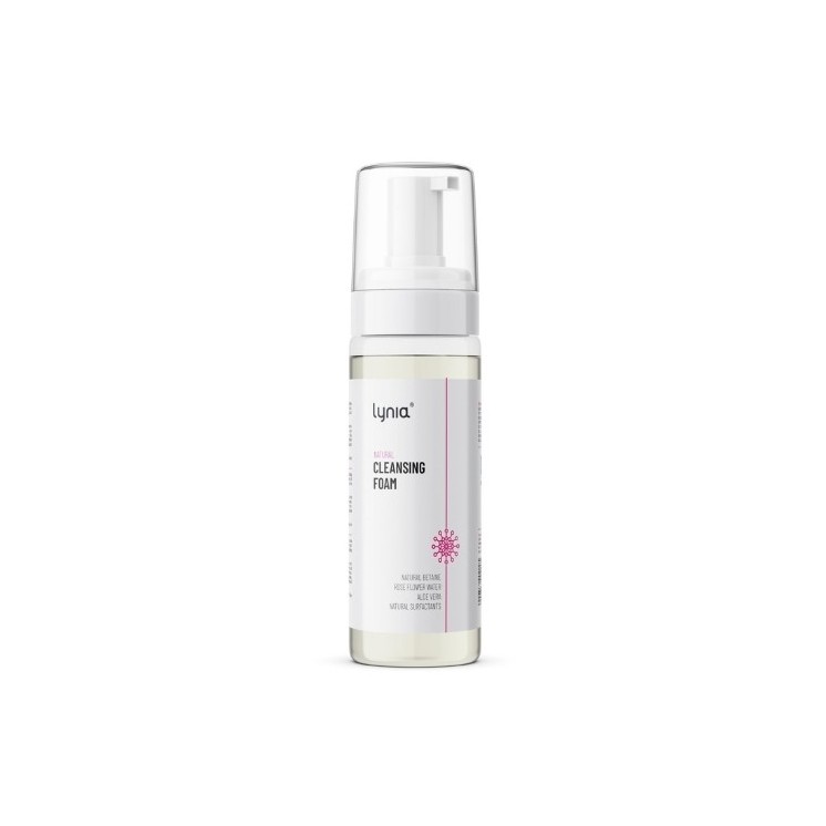 Lynia nawilżająca Pianka do mycia twarzy z betainą i wodą różaną 150ml