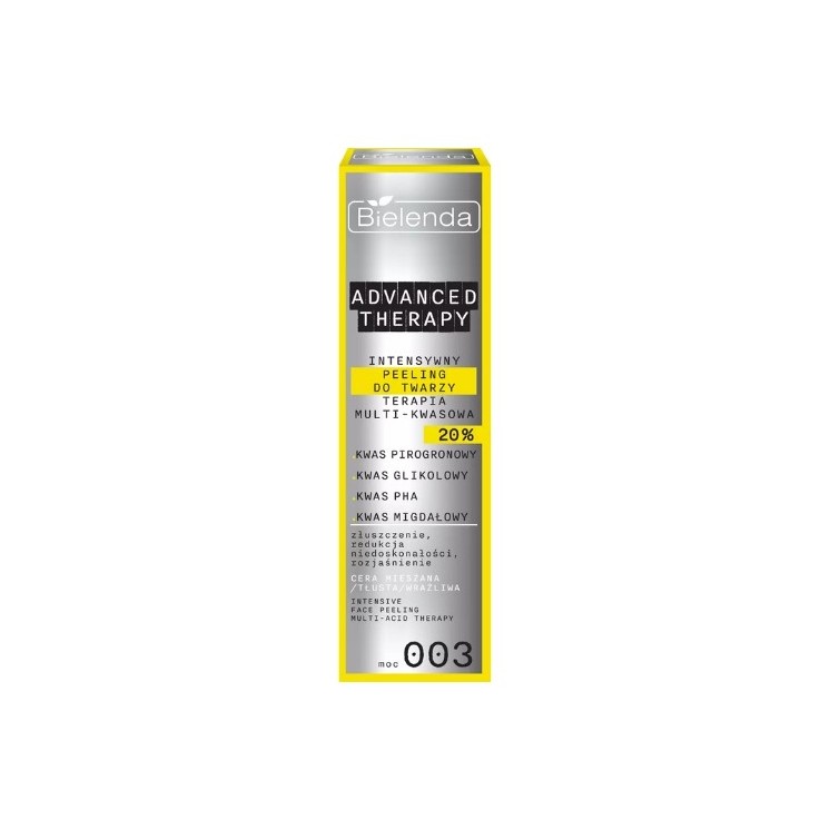 Bielenda Advanced Therapy peeling do twarzy terapia multi- kwasowa 20% 30 ml