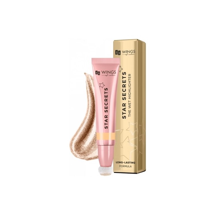 AA Wings of Color STAR SECRETS The Wet Highlighter Rouge Rouge /02/ Gold Glow 13 ml