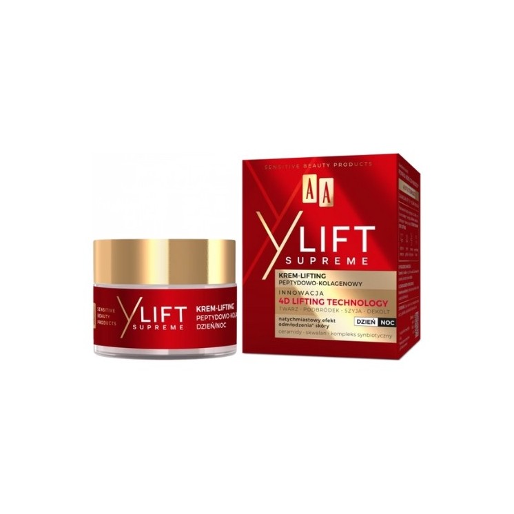 AA Y Lift Supreme peptydowo-kolagenowy Krem-lifting do twarzy 50 ml