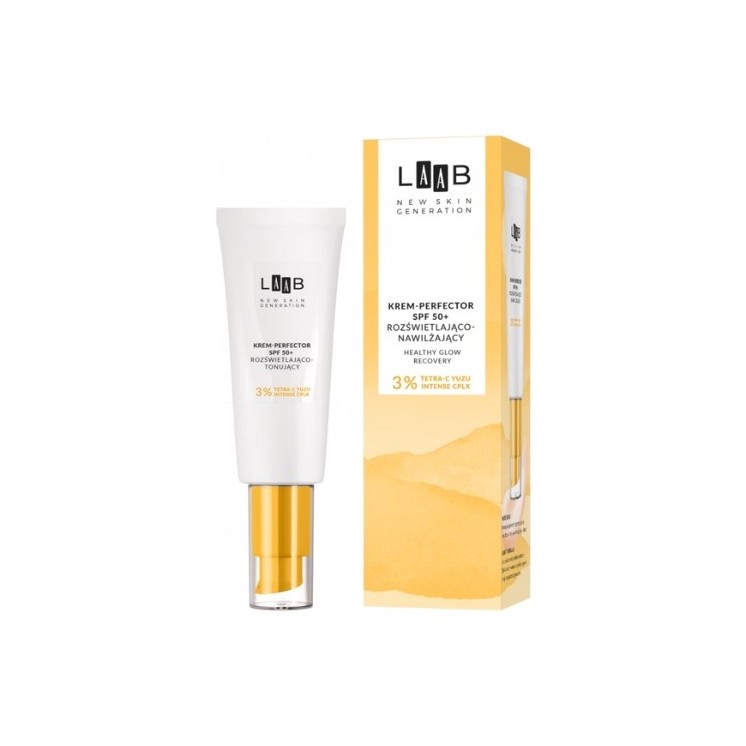 AA LAAB rozświetlająco-nawilżający Krem-perfector do twarzy SPF50 40 ml