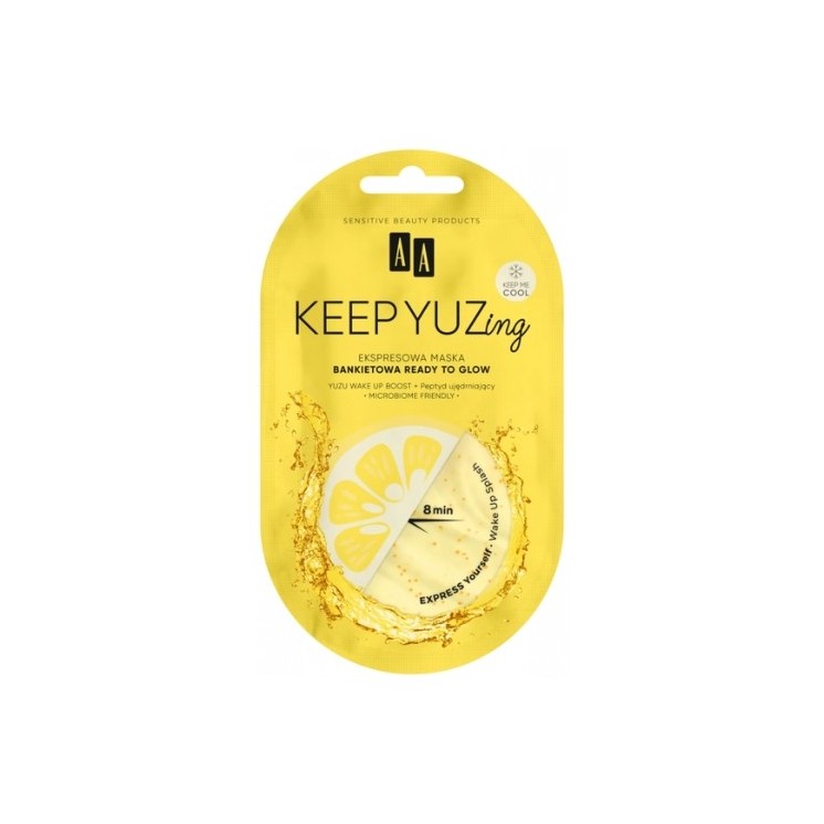 AA Keep Yuzing Wake Up Splash ekspresowa Maseczka bankietowa do twarzy 7 ml