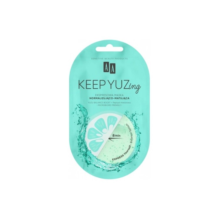 AA Keep Yuzing Balance Splash normalizująco-matująca Maseczka do twarzy 7 ml