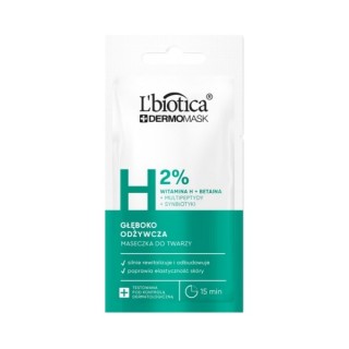 L'Biotica Dermomask deeply nourishing face mask with Vitamin H 8 ml L'Biotica Dermomask deeply nourishing face mask with Vitamin H 8 ml