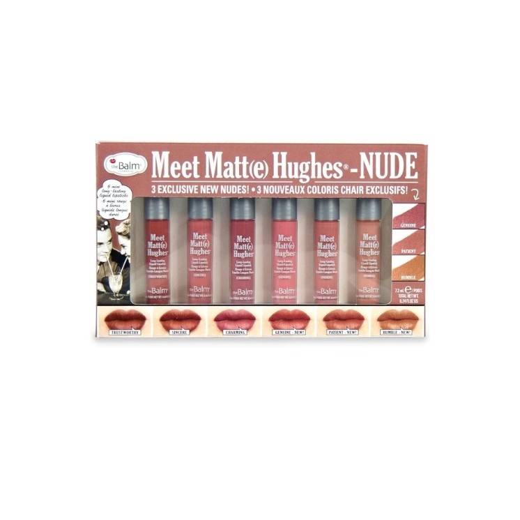 theBalm Meet Matte Hughes Mini Kit Set of six matte lipsticks