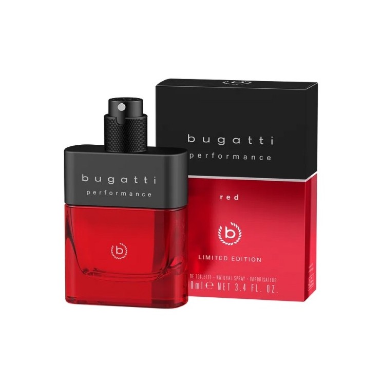 Bugatti Woda toaletowa dla mężczyzn Perfomance Red 100 ml