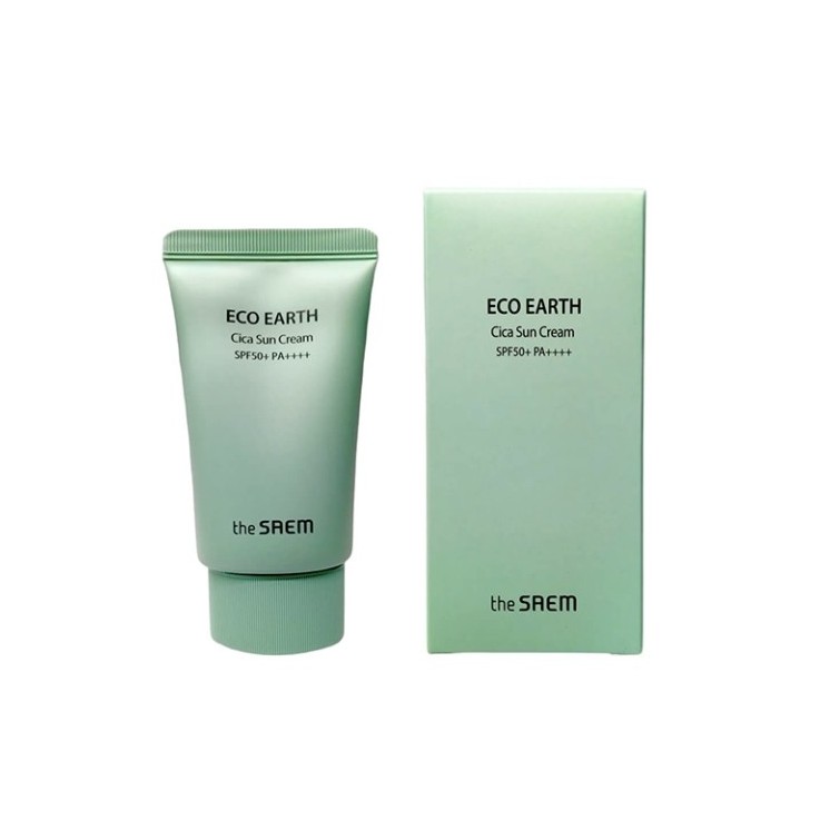 The Saem Eco Earth Cica Sun Cream Krem do twarzy i ciała SPF50 50 ml