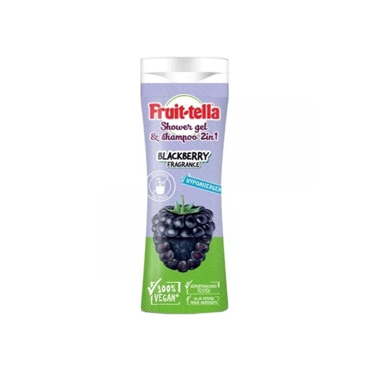 Fruit-tella Żel pod prysznic 2w1 Jeżyna 300 ml