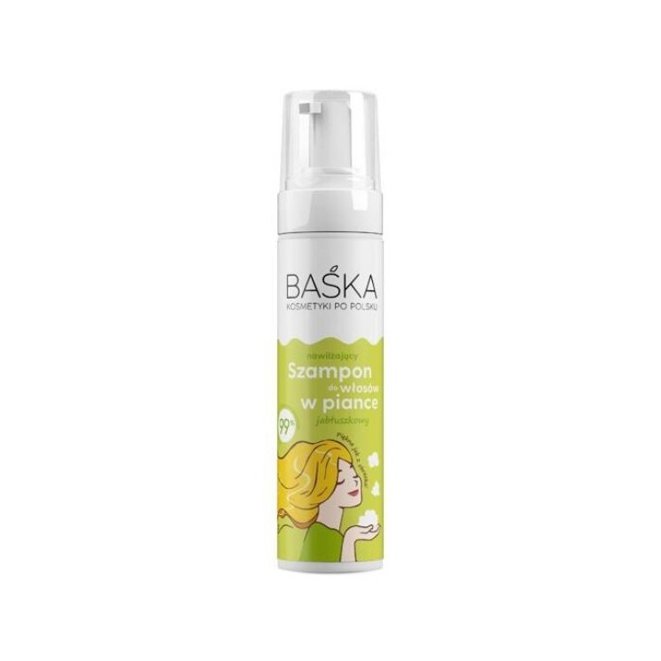 Baśka nawilżający Szampon w piance Jabłko 200 ml