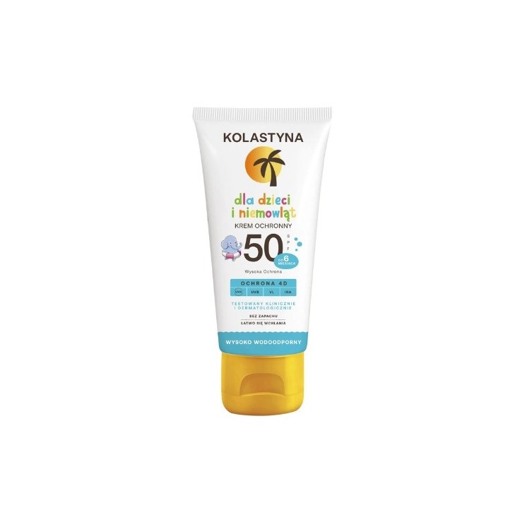 Kolastyna Krem ochronny na słońce dla dzieci i niemowląt SPF50 75 ml