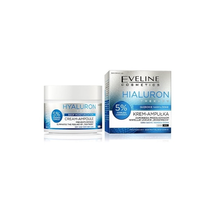 Eveline Hialuron Therapy Krem-ampułka Głębokie nawilżenie 50 ml