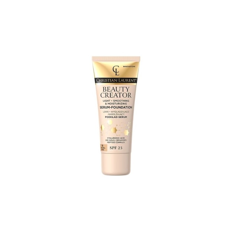 Eveline Christian Laurent Beauty Creator light Foundation- serum SPF25 /15/ Natural Beige 30 ml
