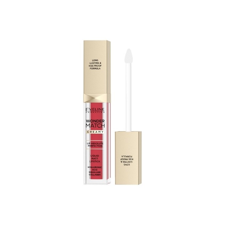 Eveline Wonder Match matowa Pomadka w płynie /06/ Classic Red 6,8 ml