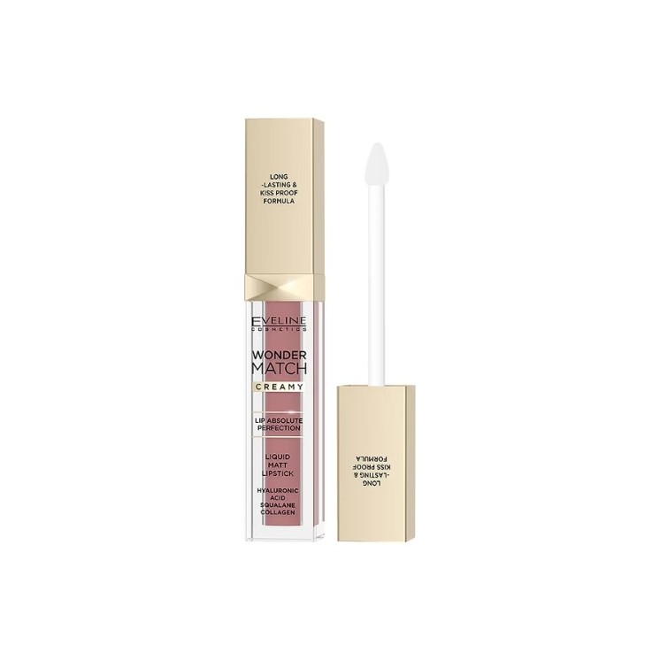 Eveline Wonder Match matowa Pomadka w płynie /05/ Sweet Nude 6,8 ml