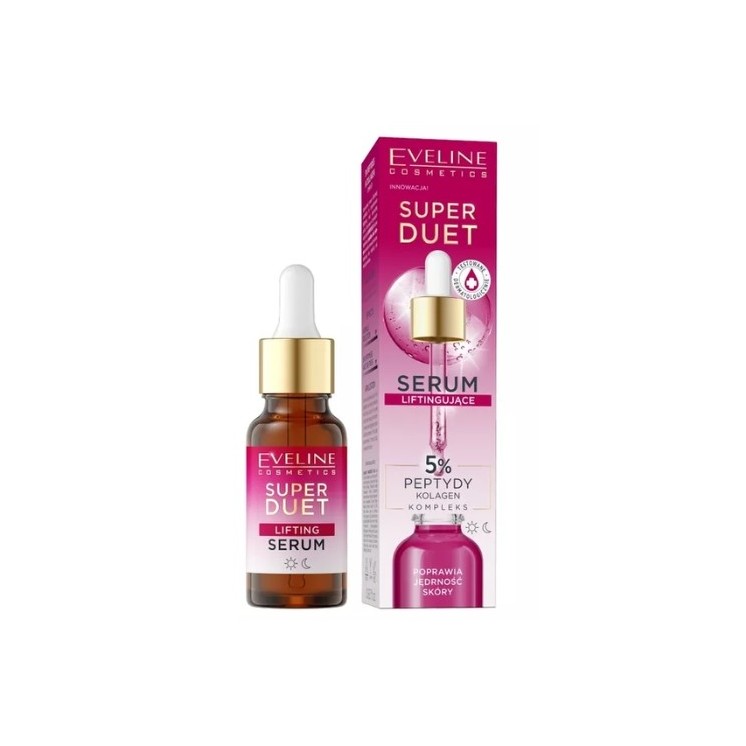 Eveline Super Duet Serum liftingujące Peptydy 5% 18 ml