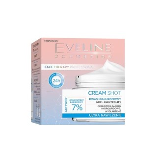 Eveline Cream Shot ultra nawilżający Krem do twarzy 7% Koncentrat barierowy 50 ml Eveline Cream Shot ultra nawilżający Krem do twarzy 7% Koncentrat barierowy 50 ml