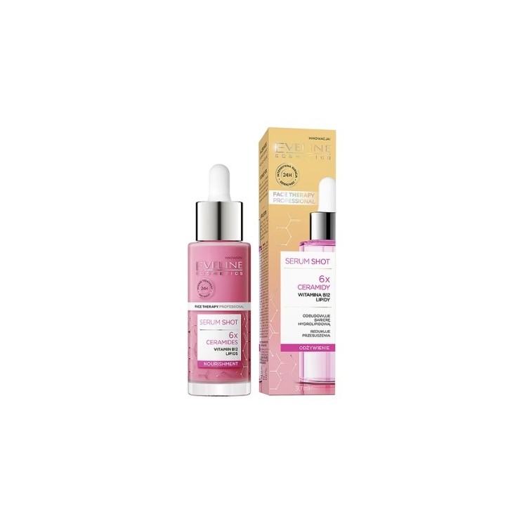 Eveline Serum Shot odżywcza Kuracja do twarzy 6x Ceramidy 30 ml