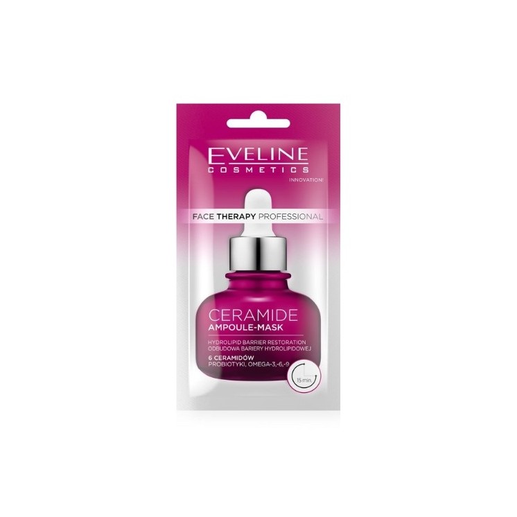 Eveline Face Therapy Professional Maska-ampułka do twarzy z Ceramidami 8 ml