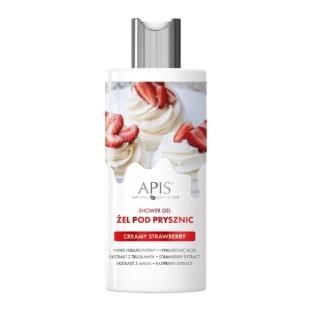 Apis Żel pod prysznic Creamy Strawberry 300 ml Apis Żel pod prysznic Creamy Strawberry 300 ml