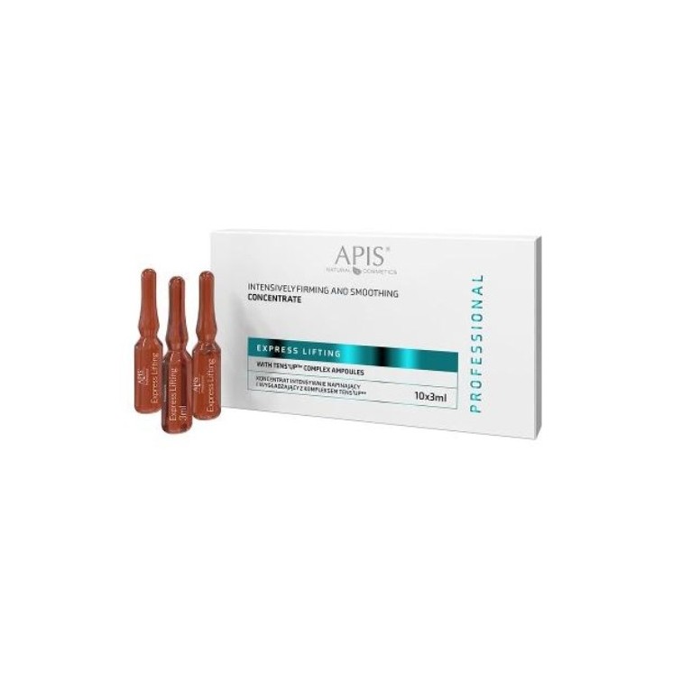 Apis Express lifting intensywnie napinający Koncentrat w ampułkach z kompleksem Tens UpTM 10x3 ml