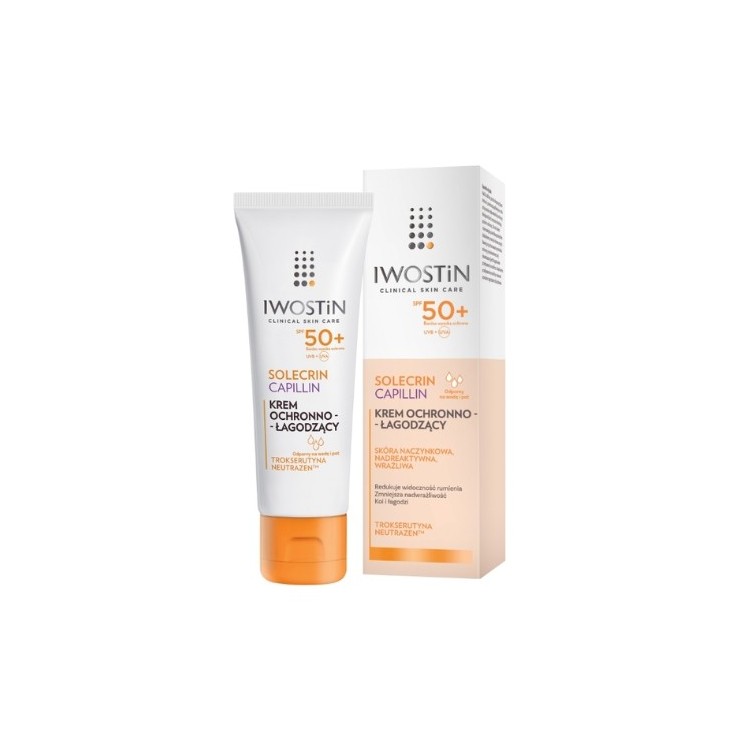Iwostin Solecrin Capillin ochronno-łagodzący Krem do twarzy SPF50 50 ml