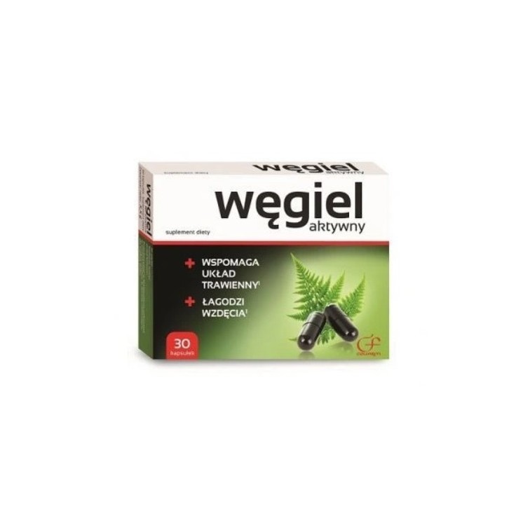 Węgiel aktywny 30 kapsułek