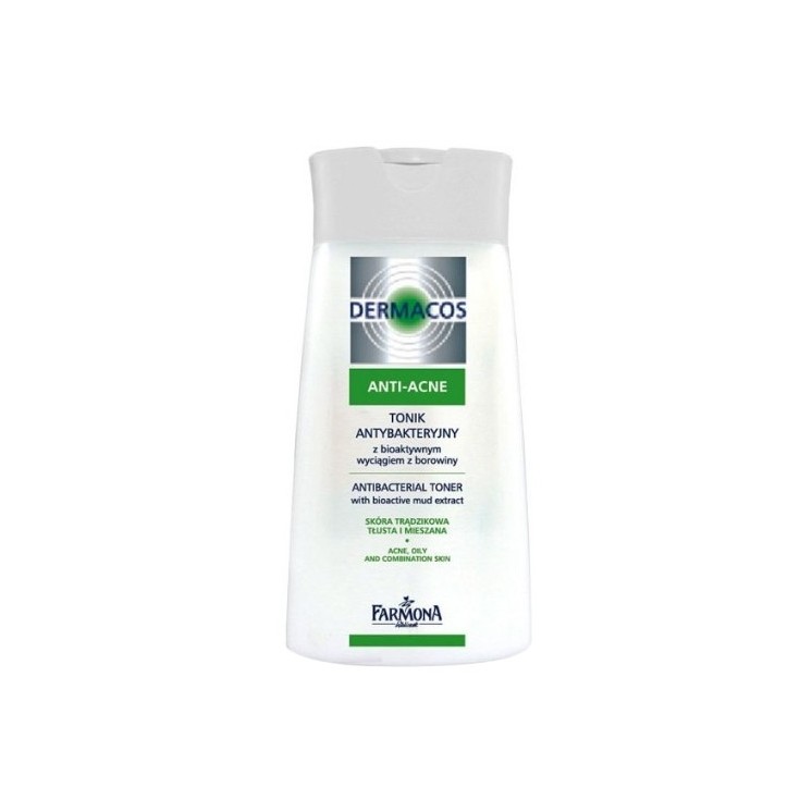 Farmona Dermacos Anti Acne antybakteryjny Tonik do twarzy z ekstraktem z bioaktywnego błota 150 ml