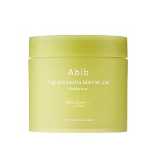 Abib Yuja Probiotics Blemish Pad Vitalizing Touch Illuminating Facial Pads 140 ml