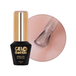 MollyLac Gel in bottle Nail gel in a bottle with a multifunctional brush Jasmine 10 g