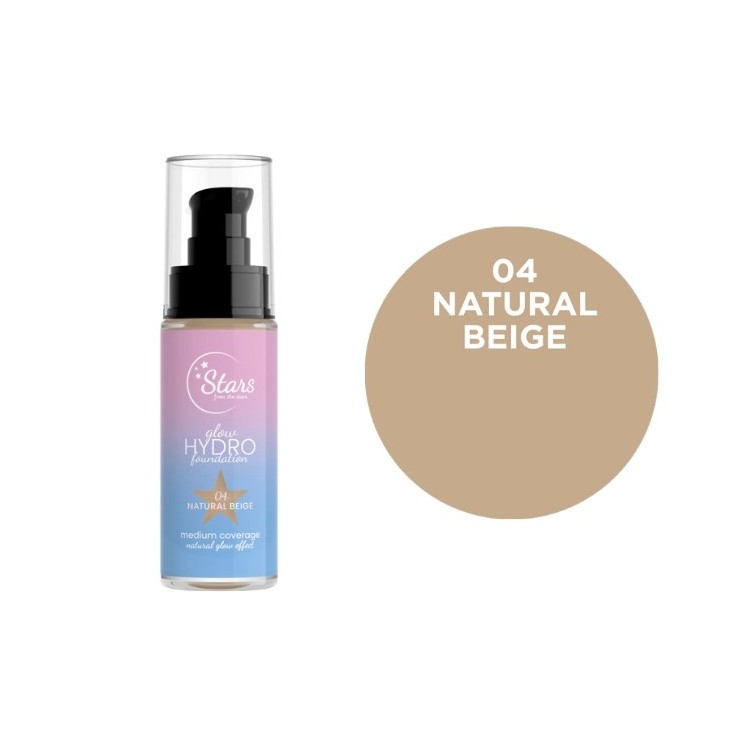 Stars from the Stars Зволожуюча та освітлююча Glow Hydro Foundation № 04 Natural Beige 30 г