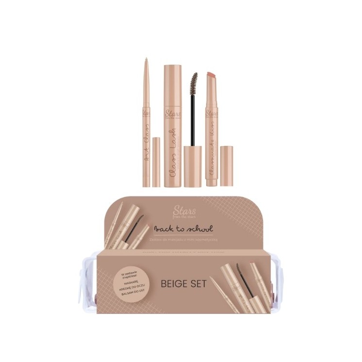 Stars from the stars BACK TO SCHOOL zestaw z mini kosmetyczką 02 Beige