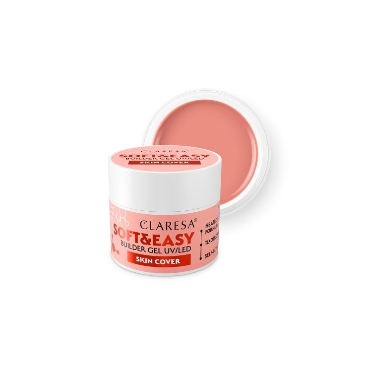 Claresa Soft & Easy Żel budujący do paznokci Skin Cover 45 g