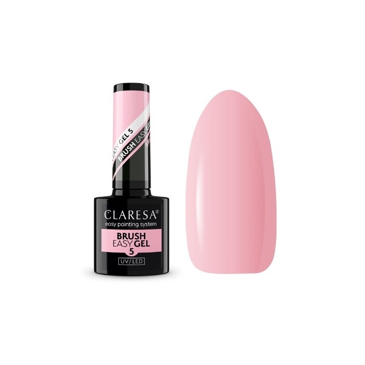 Claresa Brush Easy Gel Żel w buteleczce z pędzelkiem nr /5/  5 g